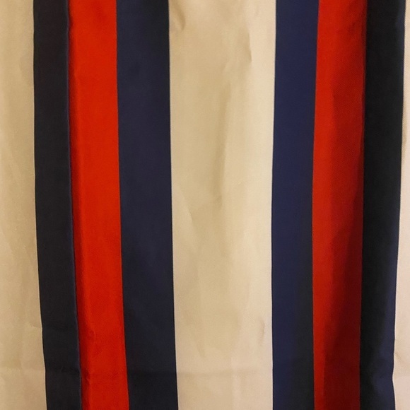 StyleWe Stylish Classic Striped Midi Skirt Red, Blue, White Business Chic XL - Picture 8 of 13